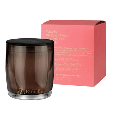 Velvet Rose Garden, Patchouli & Amber – Scented Soy Candle | 400g | House of Dudley